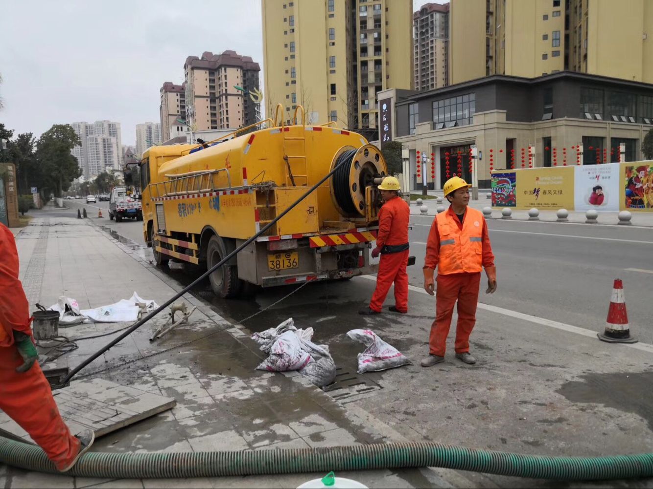 炎陵排污管道清淤-管道清洗